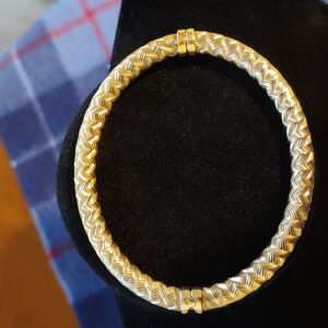Vintage ITAOR Italy 925 gold plated bracelet